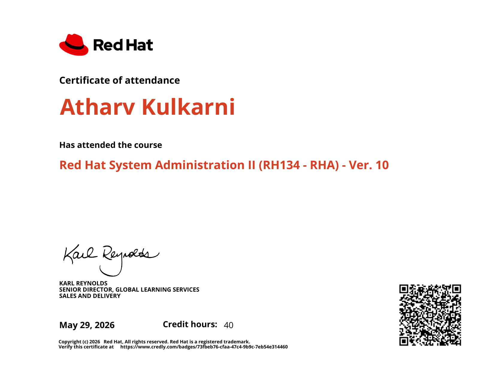 Red Hat System Administration II (RH134)